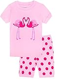 IF Pajamas Little Girls Pajamas Flamingo Cotton Toddler Short Clothes Kids Pjs