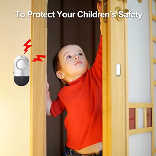 Door Window Alarm, Toeeson 120 DB Alarms for Kids Safety,Burglar Alert