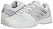 adidas Performance Women's Barricade Court w Tennis Shoe, White/Metallic Silver/Medium Grey Heather, 8.5 M US