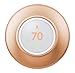 POPMAS Copper Metal Wall Plate for Nest Learning Thermostat 3rd Generation 2016 Version Bracket Mount (2020 New Nest Thermostat Can't Be Used)