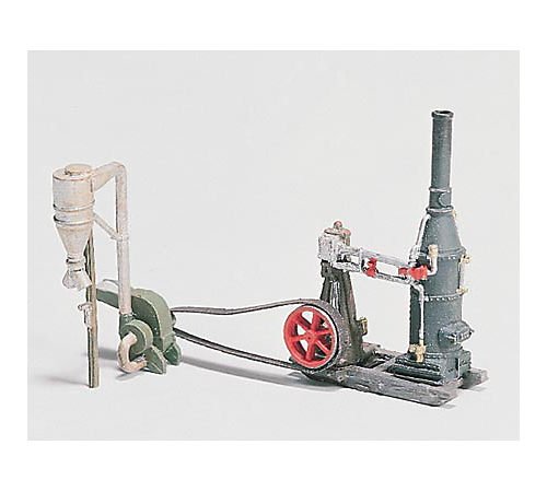 HO Steam Engine/Hammer Mill