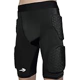 Padded Compression Shorts - Best Men & Women Basketball, Martial Arts Protection