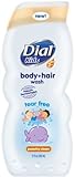 Dial Kids Body+Hair Wash, Peachy Clean, 12 Oz (Pack of 2)