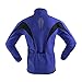 ARSUXEO Winter Warm UP Thermal Softshell Cycling Jacket Windproof Waterproof Bicycle MTB Mountain Bike Clothes 15-K Blue Size XX-Large