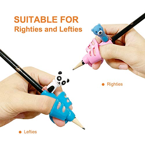 image for Gotega Pencil Grip, 100% Silicon Writing Aid Grips for Correct The Wro