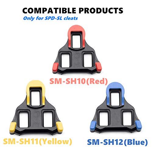 Inkesky Bike Cleat Covers Compatible with Shimano SPD-SL SM-SH45 - Thumbnail 4