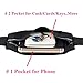 Waist Belt Bag Fits iPhone 6 6s,Samsung galaxy S6 / S6 Edge, Nancy's Shop Expandable Fitness Running Protective pouch and Weather Resistant Sport Exercise Gym waist pack case
