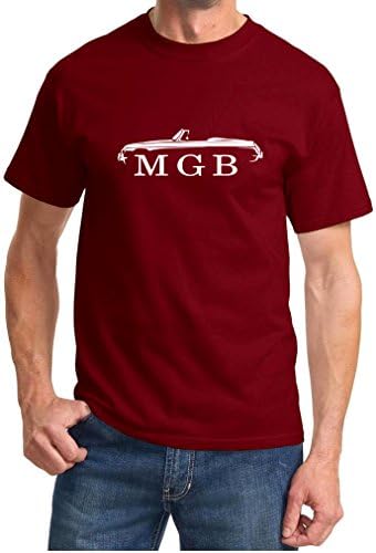 MG MGB Convertible Sports Car Classic Outline Design Tshirt