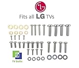 Full Set LG TV Mounting Bolts/Screws Washers - Fits Any Size TV