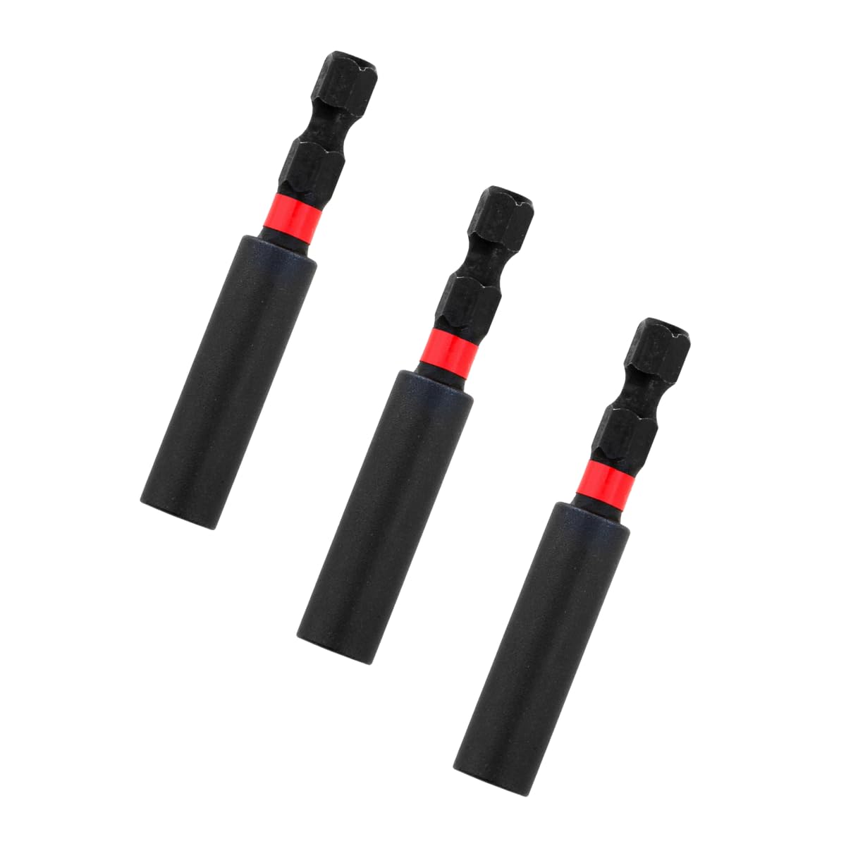 Saxton Impact Duty Screwdriver Drill Driver Strong Magnetic Bit Holders 1/4 Inch Hex Shank Fit Bosch Makita Milwaukee Dewalt etc … (3 Pack)