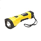 Dorcy 41-4750 190-Lumen High Flux LED Cyber Light Flashlight with Alkaline Batteries, Yellow