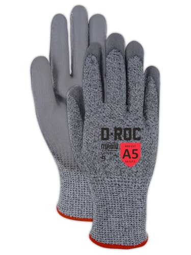 Magid A5 Cut Gloves, Polyurethane Palm, 24 Pairs, Size 12/3XL