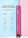 Kealive Flat Iron, Ceramic Hair Straightener, 180-450°F Adjustable Temperature, Make Hair Straight or Curly, Heats Up Fast, Worldwide Universal Voltage, Hot Pinkthumb 2