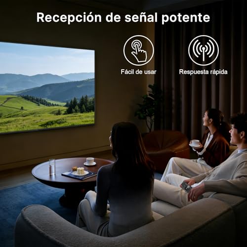 OSALOLO Control Remoto MR25GA Magic Remote Compatible con LG Smart TV 2025, Control Inteligente con AI, Puntero y Control por Voz, Negro, con Funda de Silicona