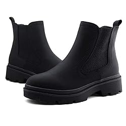 JABASIC Women Lycra Chelsea Boots Low Heel Elastic