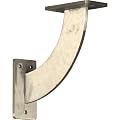 Ekena Millwork BKTM02X07X07BRSS 2-Inch W x 7-Inch D x 7-Inch H Bradford Bracket, Stainless Steel