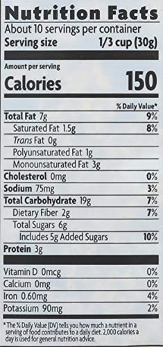 NATURE’S PATH ORGANIC COCONUT & CASHEW BUTTER GRANOLA, 11 OZ (PACK OF 1), GLUTEN FREE, NON-GMO