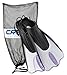 Cressi Palau Short Snorkeling Swim Fins with Mesh Bag