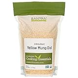 Banyan Botanicals Yellow Mung Dal - USDA Organic - Non GMO - Ayurvedic Food for Kitchari & Cleansing, 1.65 lbs