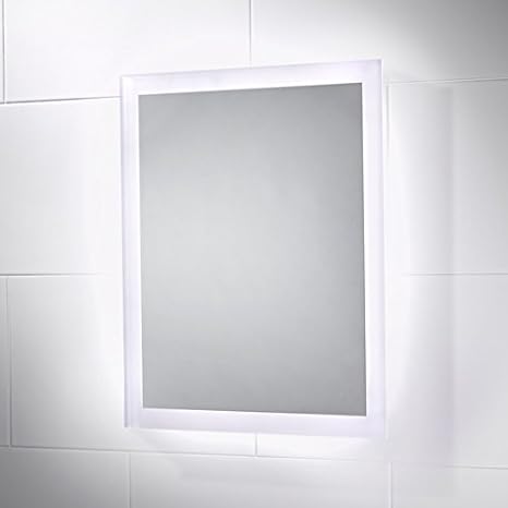 pebble grey bathroom mirror