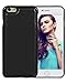 Crosspace Compatible with iPhone 6/6s [4.7 inch 2014/2015 Release] Wallet Case Premium PU Leather 2-in-1 Protective Shell with Credit Card Holder/Slots and Wrist Lanyard for Women Girls(Black)