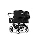 Bugaboo Donkey2 Sun Canopy, Black - Extendable Sun Shade for Full Weather Protection, Machine Washable