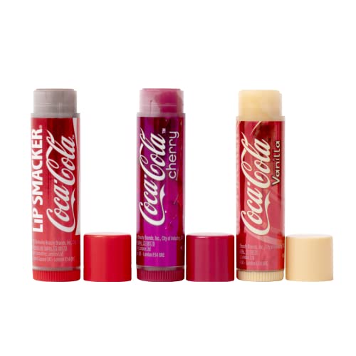 Lip Smacker Coca Cola Cherry, Coca Cola Vanilla and
