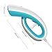 NOSIVA Garment Steamer 100 ML, Portable Handheld Clothes Steamer 20 Seconds Heat-Up with Soft Lint Remover and Fabric Brush Perfect for Home and Travel (Turquoise)