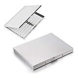 Stainless Steel Extra Slim Cigarette Case Silver (For 84mm King Size)
