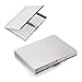 Stainless Steel Extra Slim Silver Cigarette Case Holds 9 Cigarette (For Regular Size 84mm and King Size Only)