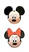 Disney Mickey Mouse and Minnie Mouse Antenna Topper Set