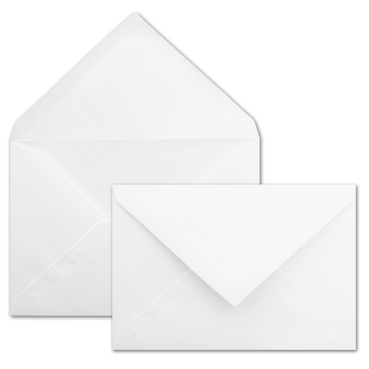 Envelopes DIN C5/16.1 x 22.8 cm/with Nassklebung weiß 90 g/m² – Bulk Discounts. 75 Stück White