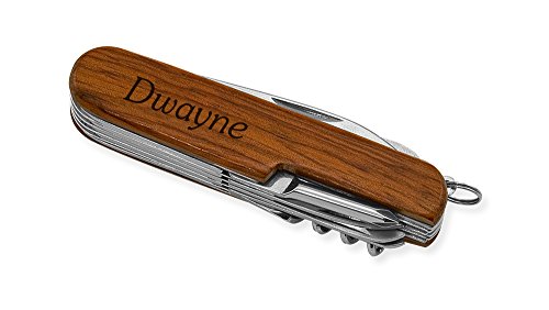 Dimension 9 Dwayne 9-Function Multi-Purpose Tool Knife, Rosewood