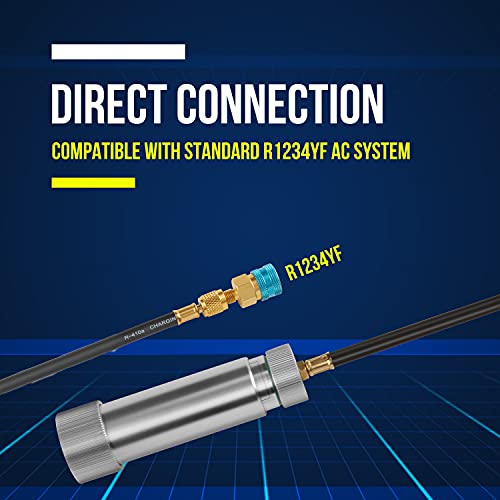 Lichamp AC Oil Injector R1234YF, R410A HVAC A/C Dye Injector Kit with