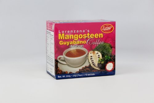Mangosteen Guyabano Healthy Coffee by Lorenzana 21g x 12 sachets