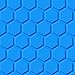 HONEY COMB Silicone Case for Amazon Fire (Previous 5th Generation ONLY, 2015 7 inch) by Fintie - Light Weight [Anti Slip] Shock Proof Protective Cover [Kids Friendly] (NOT Fit Fire 7 2017), Blue