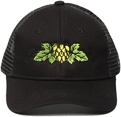 Adjustable Trucker Hat Snapback Cap Cartoon Beer Hops Trucker Hat Mesh Cap for Men Women (Beer Hops)
