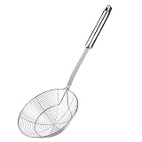 Artyea 8541964336 Skimmer, Stainless Steel Spider Strainer, Ladle for Pasta, Spaghetti, Noodles and Frying in Kitchen - 6 Inches Bowl, 16.4 x 1.2 x 0.6 inches, silver