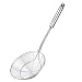 Artyea 8541964336 Skimmer, Stainless Steel Spider Strainer, Ladle for Pasta, Spaghetti, Noodles and Frying in Kitchen - 6 Inches Bowl, 16.4 x 1.2 x 0.6 inches, silver
