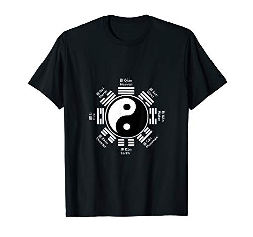 Ying Yang T-Shirt Chinese Yin Tai Chi Feng Shui Bagua Tee