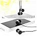 Headphones,In-Ear earbuds,with Mic Stereo & Volume Control Noise-isolating Earphones headsets for iPhone 6 6 Plus,iPod,iPad Air,Samsung S6 S5,HTC,LG G4 G3,Android Smartphones,MP3 Players (Black1)