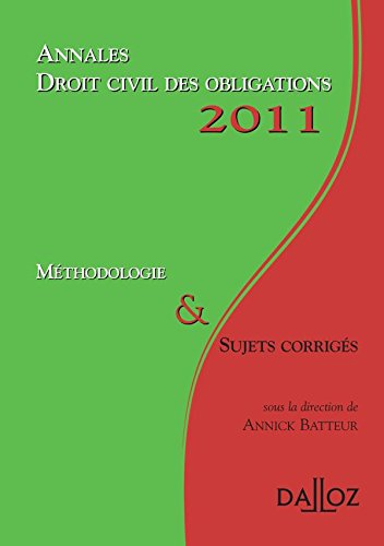 Droit civil des obligations, 2011