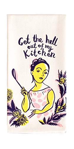 Blue Q Dish Towels, Get The Hell Out of My Kitchen, 1 Pack - //medicalbooks.filipinodoctors.org