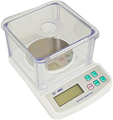 500g/0.01g Laboratory Scale with Windshield Electronic Analytical High Precision Digital Experiment Balance with Battery LCD Digital 0.01g Scientific Lab Instrument Weighing Accuracy Weighs