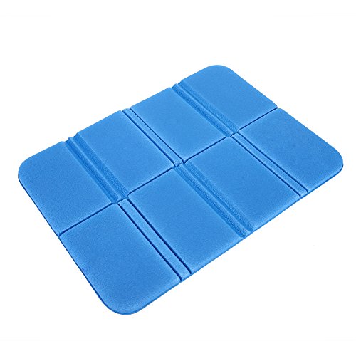 VGEBY1 Outdoor Foldable Seat Mat, Folding Camping Seat Cushion Foam Mat for Outdoor Camping Hiking Picnic Beach (Blue)