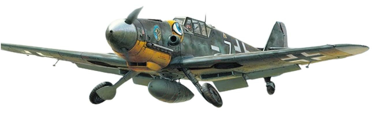 Tamiya 60790 – 1:72 Bf-109 G-6 Messerschmitt, model making, plastic kit, hobby, crafts, gluing, model building kit, model, assembly. Unvarnished