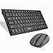 Rii RK700 2.4Ghz Ultra-Slim Wireless Keyboard and Mouse Combo Multimedia Compact Keyboard and Mouse for PC Laptop,Desktop,Raspberry Pi KODI HTPC XBMC MacBook Android TV Box Smart TV,Windows