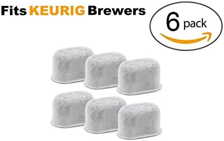 New Keurig Compatible Replacement Charcoal Water Filters for KUERIG Coffee Makers Universal - Easy to Replace and Remove - Purifying from Impurities and Improve Taste by ElloGreen (6 PACK)