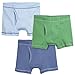 Made in USA Boys' Boxer Briefs 100% Super Soft Cotton for Sensitive Skin Sensory Friendly SPD School Play Sports Active, 3-Packs, Fun Boy, 5
