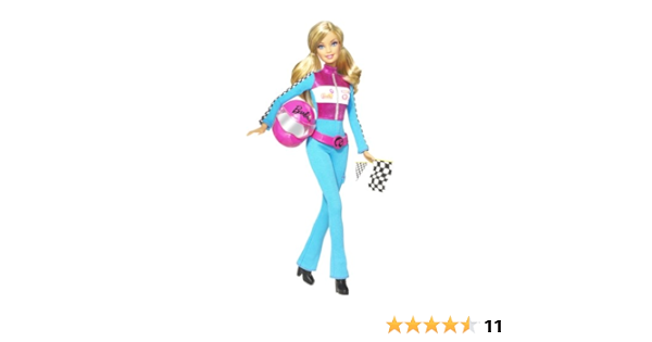 barbie race car cutie